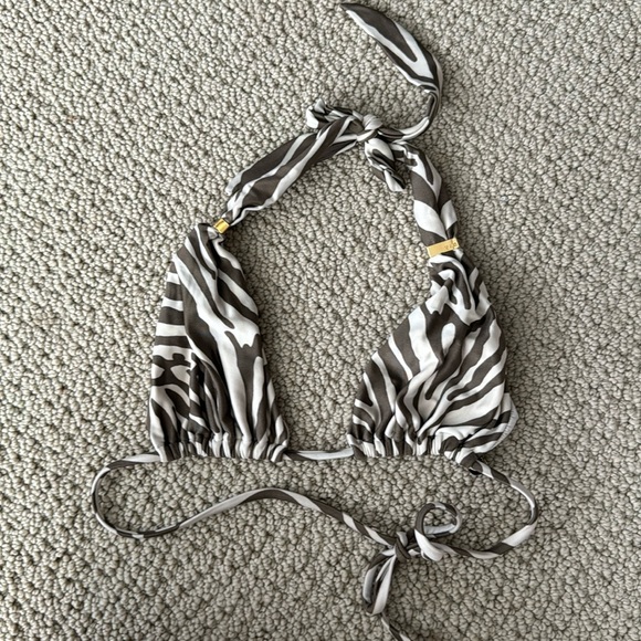 Vix Other - Vix Halter Bikini Top Zebra